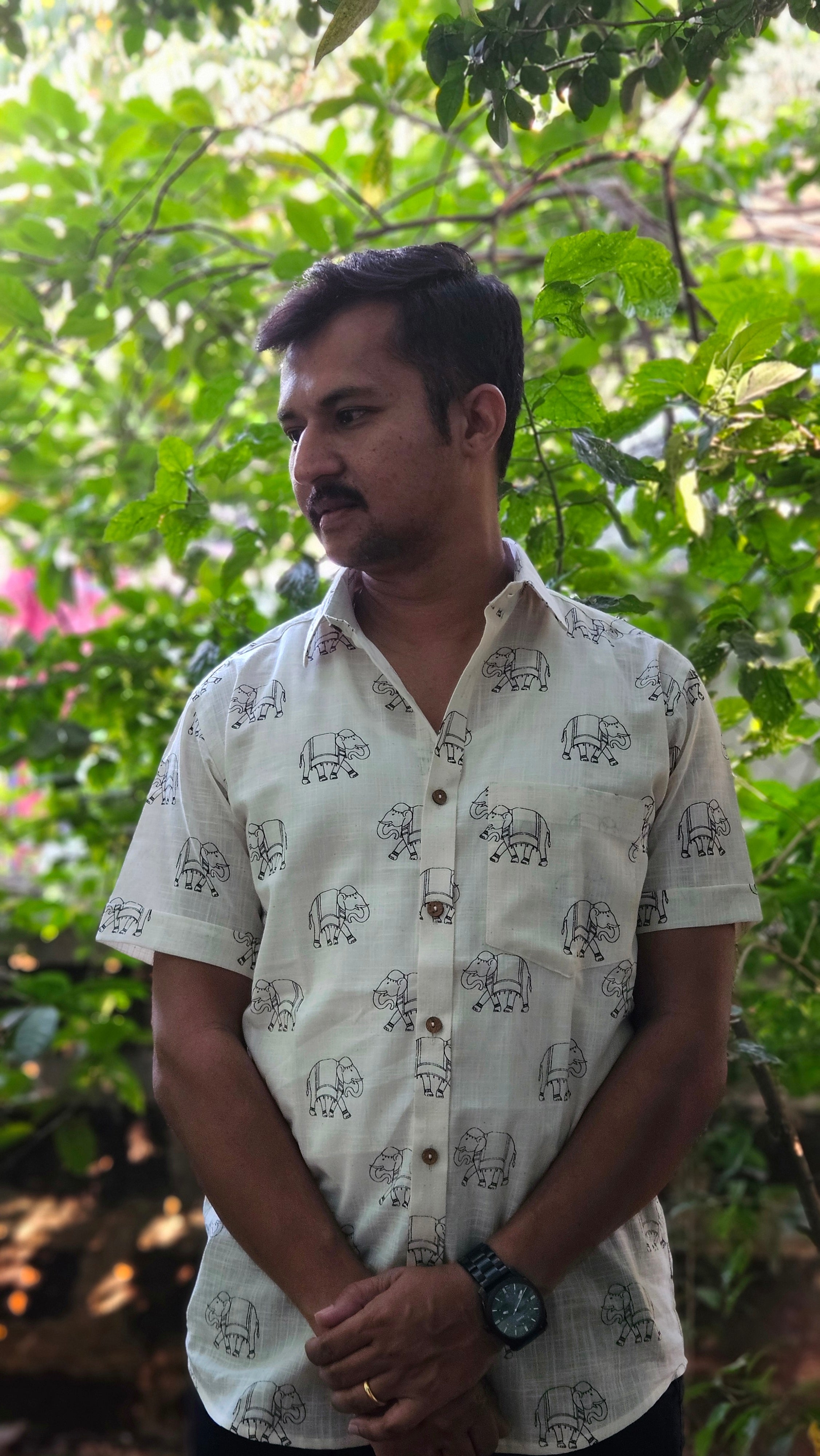 Elephant printed shirt