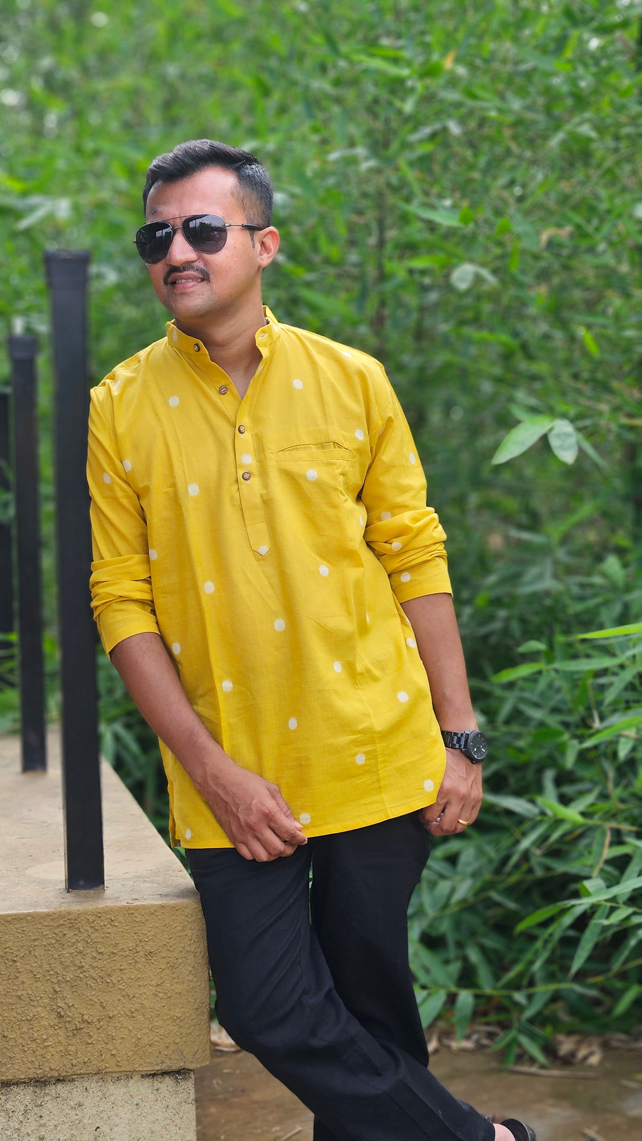 Mustard bloom kurta💛