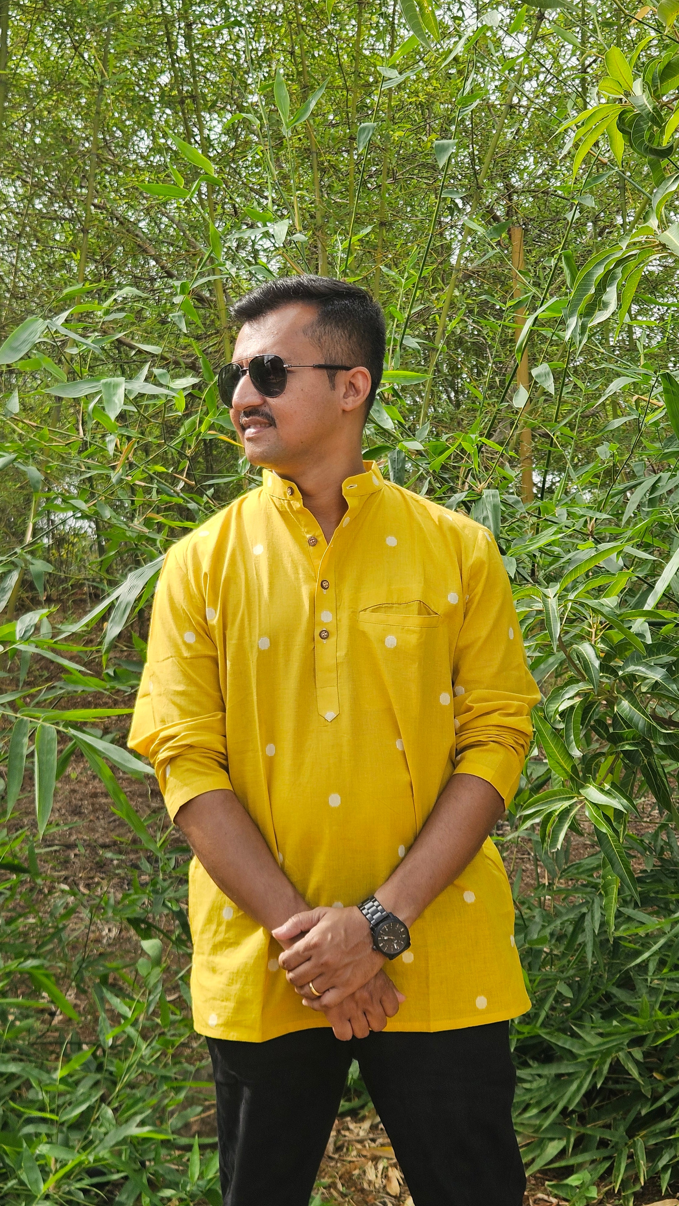 Mustard bloom kurta💛