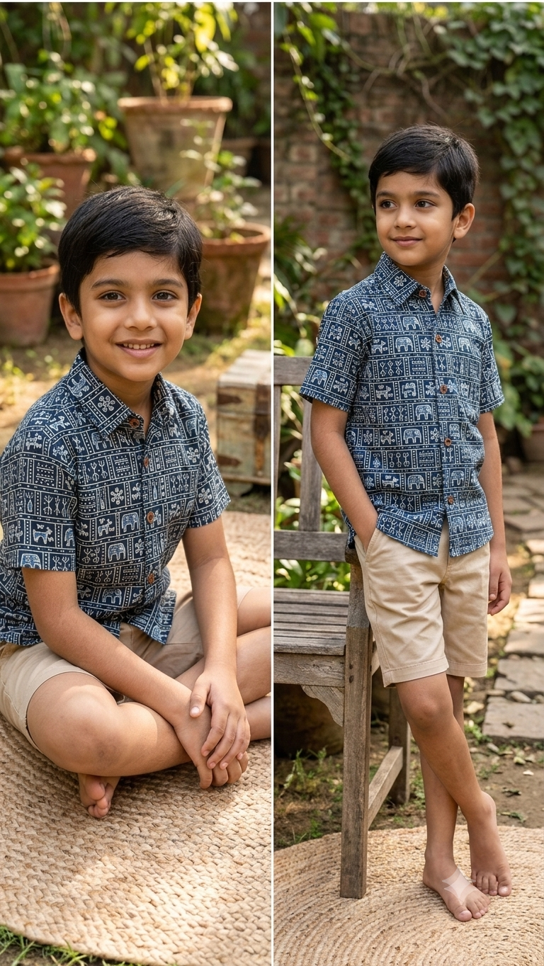 Warli printed shirt