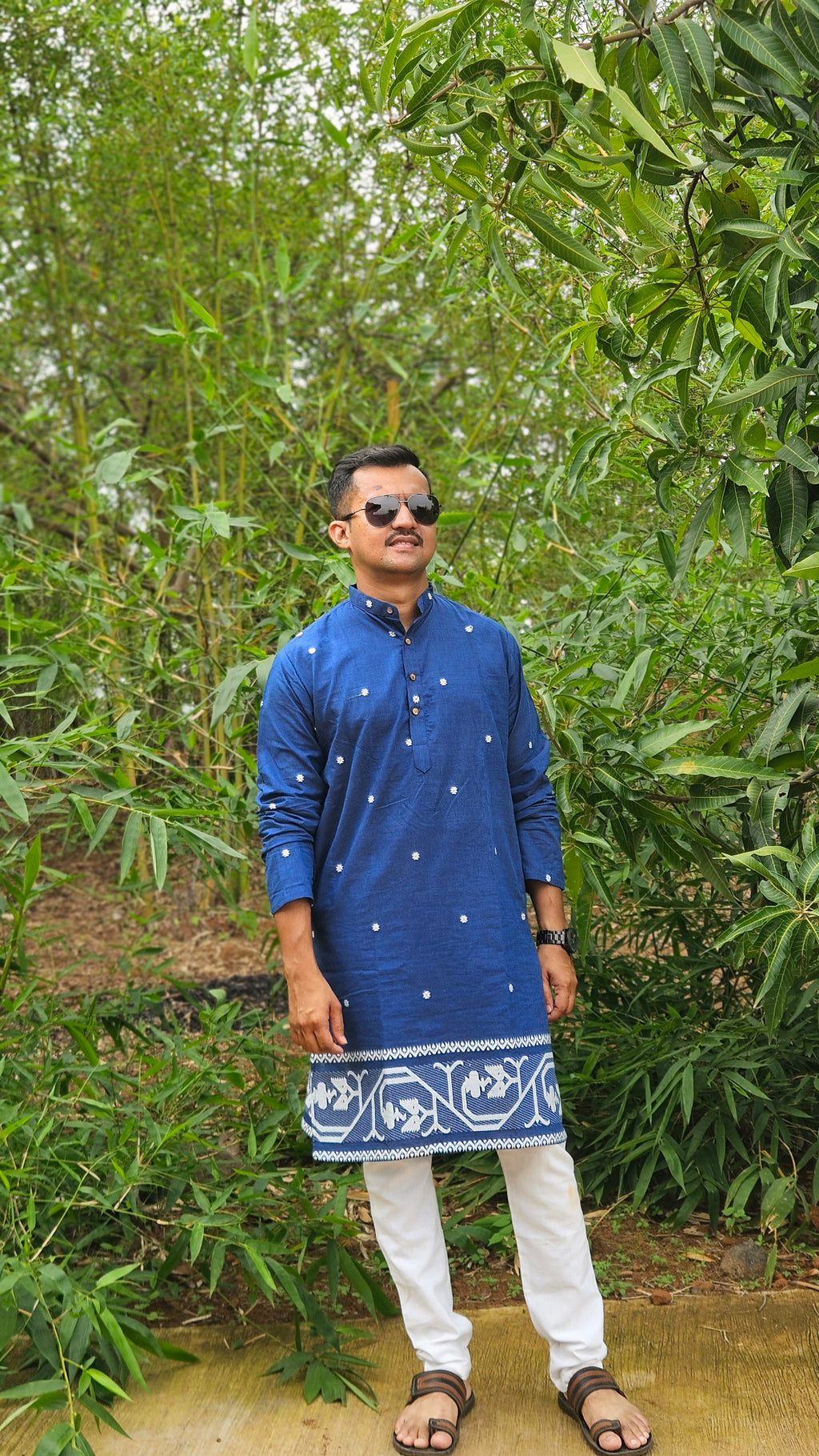 Royal Indigo Heritage Kurta💙