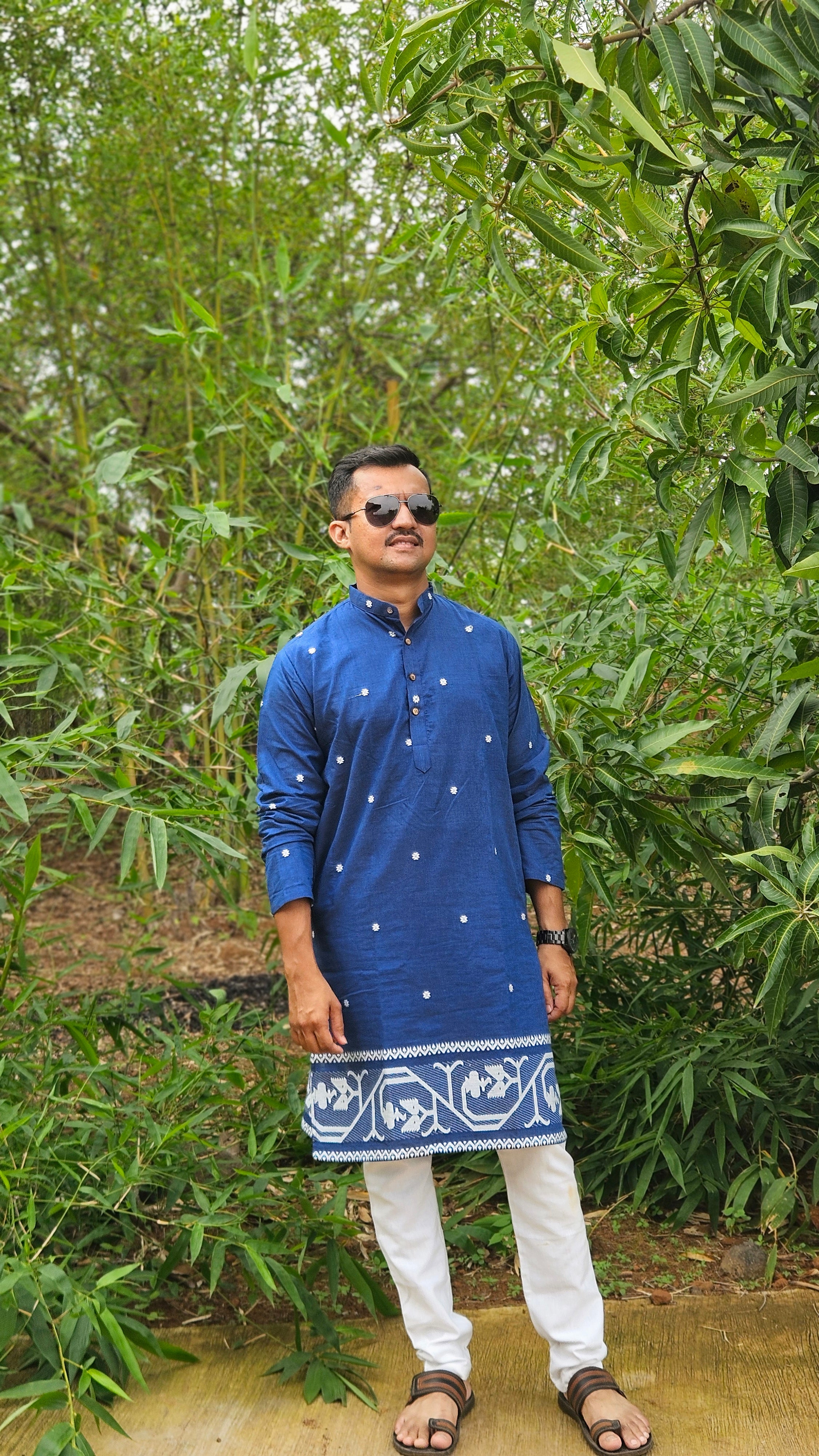 Royal Indigo Heritage Kurta💙