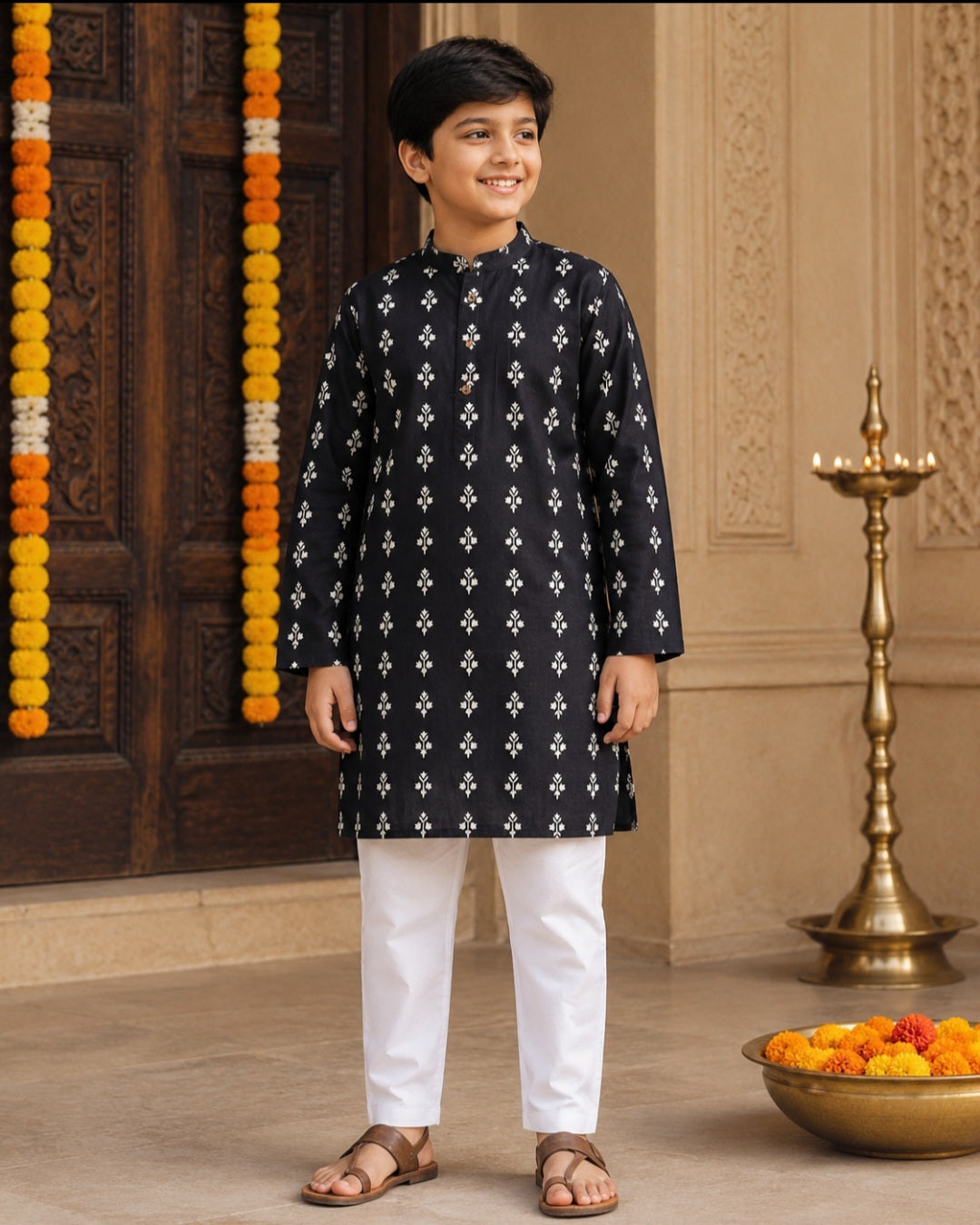 Black kurta & pant set
