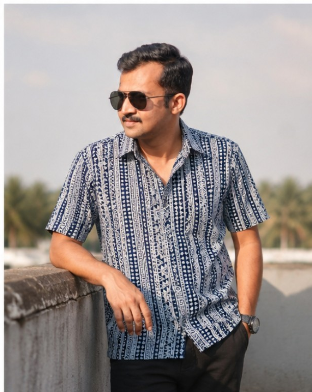Indigo shirt