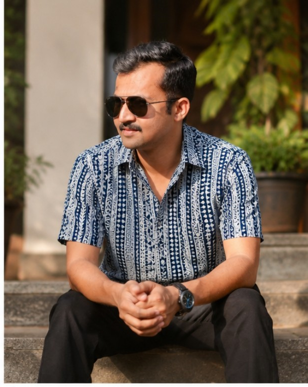 Indigo shirt